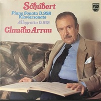 Philips : Arrau - Schubert Sonata No. 19, Allegretto